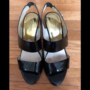 Michael Kors patent sandal/pump
